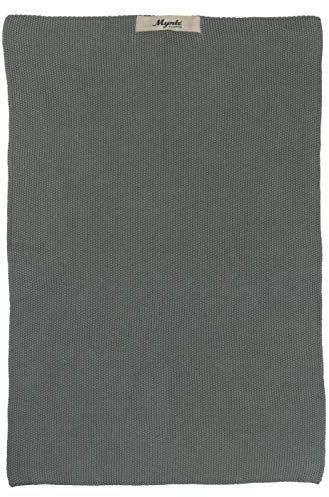 Handtuch Mynte moosgr?n gestrickt