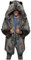 Manteau Fausse Fourrure Homme Hiver Chaud ÉPais Manche Longues Faux Fur Parka Veste A Capuche Grande Taille Cardigan Pardessus