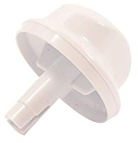 sparefixd White Knob to Fit Indesit Tumble Dryer