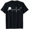 Tischtennis Herzschlag Tischtennisspieler EKG Frequenz T-Shirt