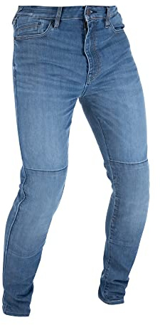 Oxford Products Men's Original Approved AA Jeans Motorcycle Protective Denim Trousers, Mid Blue, 34/34