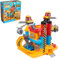 Teamsterz JCB My First Construction Site | Garage a 3 livelli | Dotato di Dougie Dump Truck, Charlie Crane e Rocks | Giochi per bambini | Giocattolo per rampa auto, gru e sollevamento da lavoro |
