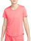 NIKE DD0638-894 W NK One DF SS STD Top T-Shirt Mujer Rosa Tamaño S