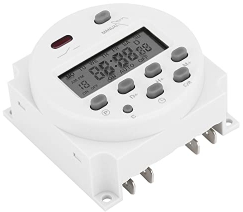 DC12V CN101A Zeitschaltuhr Digital LCD Programmierbarer Timer 1 Minute Bis 168 Stunden Zeiteinstellung Mikrocomputersteuerung Power Timer Switch für Werbeleuchtkästen