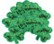 EXCEART Klee Patch 20 StüCk St. Patrick'S Day Kleeblatt Patches Glitzernde Pailletten AufnäHer FüR Kleidung Diy Dekoration