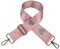 Breiter Taschengurt Herzen/Rosa/fertiger Taschenriemen mit Karabiner/Taschengurt einzeln