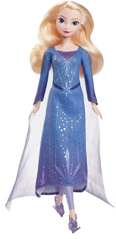 Mattel Disney Die Eiskönigin Elsa Modepuppe mit Zubehör, Eisläuferin-Look mit abnehmbarem Kleid und Schlittschuhen, mit zusätzlichem Paar Schuhe. Inspiriert von Die Eiskönigin: Winterfest“, JBG53