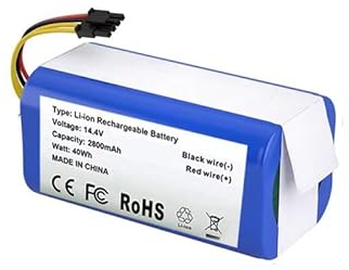 14.4VFor Cecotec Conga 1290 1390 1490 1590 Replacement Robot Vacuum Cleaner Battery