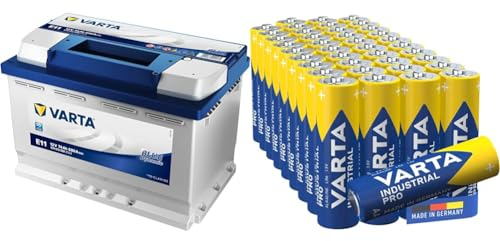 Varta mercury oxide & Batterien AA, Industrial Pro, Alkaline Batterie, 1,5V, Vorratspack in umweltschonender Verpackung, Made in Germany [Exklusiv bei Amazon] 40 Stück