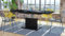 Grand Noir Couchtisch ausziehbar höhenverstellbar 120/180cm in Schwarz Hochglanz / Schwarz matt modern vielseitig Wohnzimmertisch Esstisch Beistelltisch Sofatisch platzsparend hochwertig Wohnzimmer
