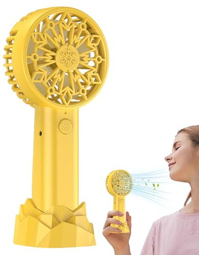 Ventilador portátil | Ventilador de pestañas | Ventilador portátil de carga USB | Potente ventilador de escritorio personal para mujeres para exteriores y viajes