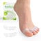 Bukihome Toe Separators, 4 Pair Soft Gel Toe Spacers to Correct Bunions, Toe Stretcher for Therapeutic Relief from Plantar Fasciitis, Foot Pain for Women & Men,Transparent Color+S