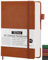AEYAKA Dotted notizbuch A5 Journal Notizbuch A5 Dotted Tagebuch Hardcover und Elastischem Verschlusst Stifthalter PU-Lederhülle Thick 80gsm Paper, 15 x 21 cm Braun-400