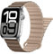 HITZEE Compatible with Apple Watch Strap 49/46/45/44/42/41/40/38mm, Double Sided Wearable Silicone Magnetic Band Compatible for iWatch Ultra 2 Series 10 9 8 7 SE 6 5 4 (38/40/41/42mm, Brown Khaki)