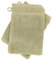 Lot de 2 Gants de Toilette 16x21 cm Efficience Pure Vert Olive