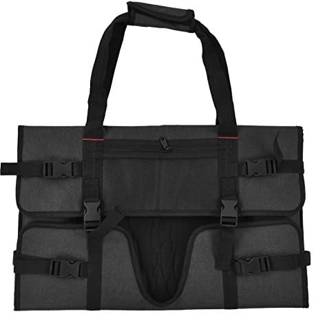 24inch Monitor Carrying Case, Portable Protective Case, Computer Monitor Carrying Bag with Front Pocket, Back Mesh Pocket, for LCD Screens, Monitors