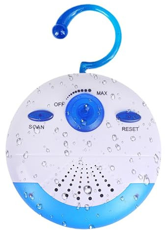 Radio De Poche FM Portable - Étanche, Mini Haut-Parleur, Accessoire D'extérieur Compact pour Voyage, Camping, Randonnée, Plage