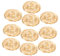 HAWILLOSCH Craft Mini Doll Cap 10pcs Handmade Straw Hats for DIY Home Decor and School Projects