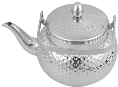 Cabilock Edelstahl Teekanne Mit Sieb Teekessel Für Zuhause Tragbar Aus Kleine Teekanne Mit Henkel