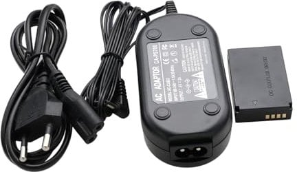 HangTon LP-E12 Dummy Battery AC Power Adapter for Canon EOS M M2 M10 M50 M100 M200 SX70HS Rebel SL1 Camera