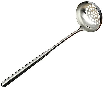 Cabilock Cucharón Sopero Inoxidable Colador Para Olla Caliente Mango Cuchara De Servicio