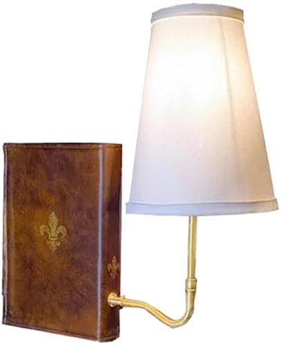 Vintage Bücherregal Licht Buchstil Tischlampe, Bücherregal Literarische Lampe, Dekorative Vintage Tischlampe, platzsparend, langlebig, 22 x 18 x 10 cm für Heimdekoration