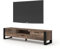 Homlando Nuka - Mueble para TV (200 x 43 x 48 cm, independiente, roble Grange, armario bajo moderno, 3 puertas, estante abierto, pasacables, muebles de salón