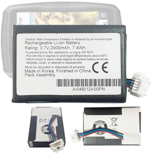 Aousavo (O-E-M) 361-00077 ersatz akku Kompatibel mit Garmin Zumo 590, 595, 590LM, 595LM GPS Navigation Navi batteria