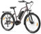 Touroll MA2 27.5'' E-Bike für Erwachsene, Cityräder Elektrofahrrad mit 250W 70N.M Mittelmotor Motor und 36V 468Wh Akku, Reichweite 100km, Hydraulische Scheibenbremse Ebikes für Herren Damen (Braun)