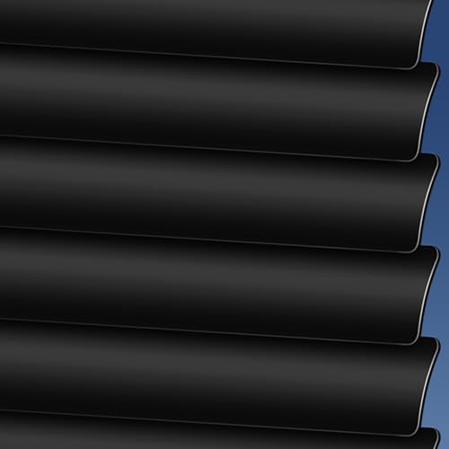 Mattes Schwarz Aluminium Jalousie Verdunkelungsrollo Seitenzugrollo Plissee Schalusie Fenster Jalousien Sonnenschutzrollos Für Haus/küche/büro,Individuell Gestaltbar (80×100cm)