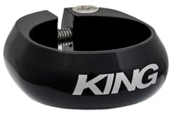 Chris King Sattelklemme, 31.8mm, Black, JABB1