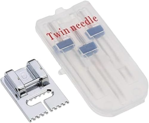 1 Set Doppel-Stretch-Maschine, Doppelnadeln, Nähmaschinen-Doppelnadel für Brother, Nähmaschine, Haushaltsnähutensilien und Zubehör, Kunst, Handwerk und Nähen