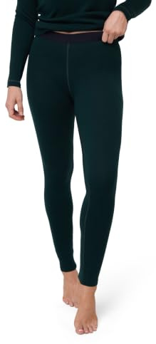 DANISH ENDURANCE Merino Thermo Leggings Damen, Schwer 250 g/m² | Merino Thermoleggings, Warm, Atmungsaktiv & Geruchshemmend, für extreme Kälte und Wintersport, Thermounterwäsche Damen