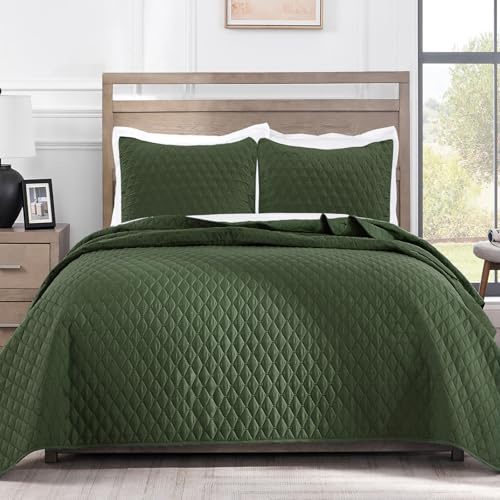 Exclusivo Mezcla Colcha 240×260cm, Suave y Ligera, Reversible Gofrado | Transpirable, para Cama 180, Colcha 240 × 260cm, con 2 Fundas de Almohada 50 × 90cm, Lavable a máquina, Toda Estación