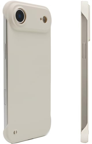 FAOMSEBS for iPhone Air Case Borderless Slim (Bare Metal Feel) [Ultra Thin as No Cover on] Rapid Heat Dissipation Cooling Cover for iPhone Air Phone Case, Hard PC Resilient Shockproof 6.5''