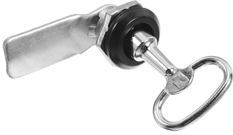 Baluue Weatherproof Key Lock for Outdoor Trash Bins Cam Lock for Community Rubbish Bins for Waste Management and Public Peel Can Control