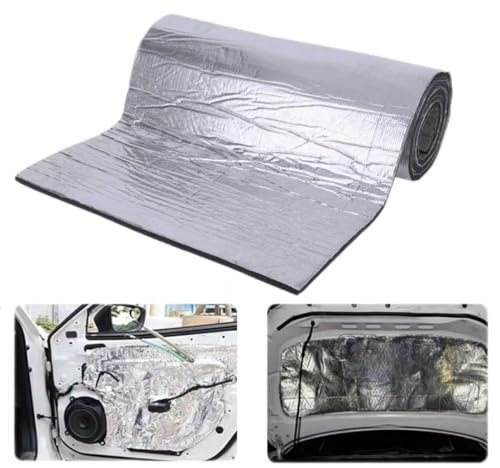 WENINETIES 10mm Tapis D'isolation Phonique et Thermique pour Mini Cooper S Jcw F54 F55 F56 F60 R60, Modération du Bruit Acoustique du Moteur Imperméable Protection Contre