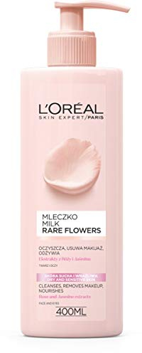 L 'Oreal Paris seltene Blumen Milch trockene und empfindliche Haut 400 ml