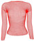 LemonGirl Women Fishnet Lingerie Top Long Sleeve Sleepwear Baby Dolls Negligees Dress UK 6-22 Red