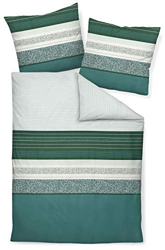 Janine Mako-Satin Bettwäsche J.D. 87046-06 1 Bettbezug 135 x 200 cm + 1 Kissenbezug 80 x 80 cm