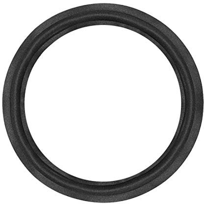 sourcing map Borde de Espuma de Altavoz de 15” Pulgadas bocina de Anillo Plegable, Piezas de Repuesto para Altavoz, Negro