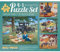 Bits and Pieces - Multi Pack of Four (4) - 300 Piece Jigsaw Puzzles for Adults - 300 pc Simpler Times Set - Full Color Prints Included by Artist John Sloane