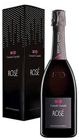 Contadi Castaldi Rosé - Franciacorta DOCG Astucciato - Uve Chardonnay, Pinot Nero - 750ml