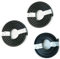 Guarnizioni sportelli + guarnizione cofano specifiche per tutte le Panda modello 141 141A prodotte dal 1986 al 2003 750 4x4 1000 Country Club Young 3549C95-2 + 3537C76-1