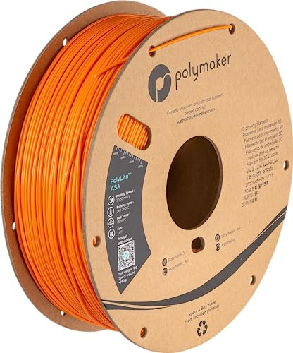 Polymaker PF01007 Orange Filament ASA UV-beständig, witterungsbeständig, hitzebeständig, schlagfe