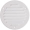Sistemi di ventilazione Copertura per ventilazione in metallo bianco da 10 cm Prese d'aria rotonde Copertura in rete Zanzariera integrata Prese d'aria HVAC per bagno, ufficio domestico, cucina