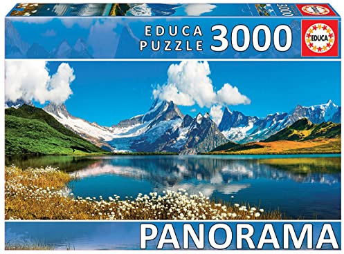 Educa 19283, Bachalpsee, 3000 Teile Panorama Puzzle für Erwachsene und Kinder ab 12 Jahren, Landschaftspuzzle, Natur, Schweiz