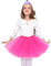 Gonna Tutu Bambina Gonna Balletto Tulle Elastico 3 Strati Costume Danza Principessa Delle Fate Quotidiano Performance Danza Carnevale Halloween Capodanno Compleanno Festa Vestito 2-9 Anni (rosa)