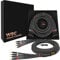 WORLDS BEST CABLES 10 Foot Ultimate - 12 AWG - Ultra-Pure OFC - Premium Audiophile HiFi Bi-Amp Speaker Cable Pair with Eminence Gold Banana Plugs & Carbon Tweed Jacket