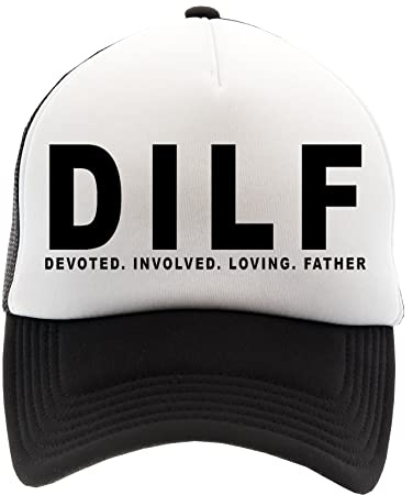 Hopestly DILF - Fathers Day Kappe Baseball Unisex Herren Damen Erwachsene Einstellbar Cap Unisex Men's Women's